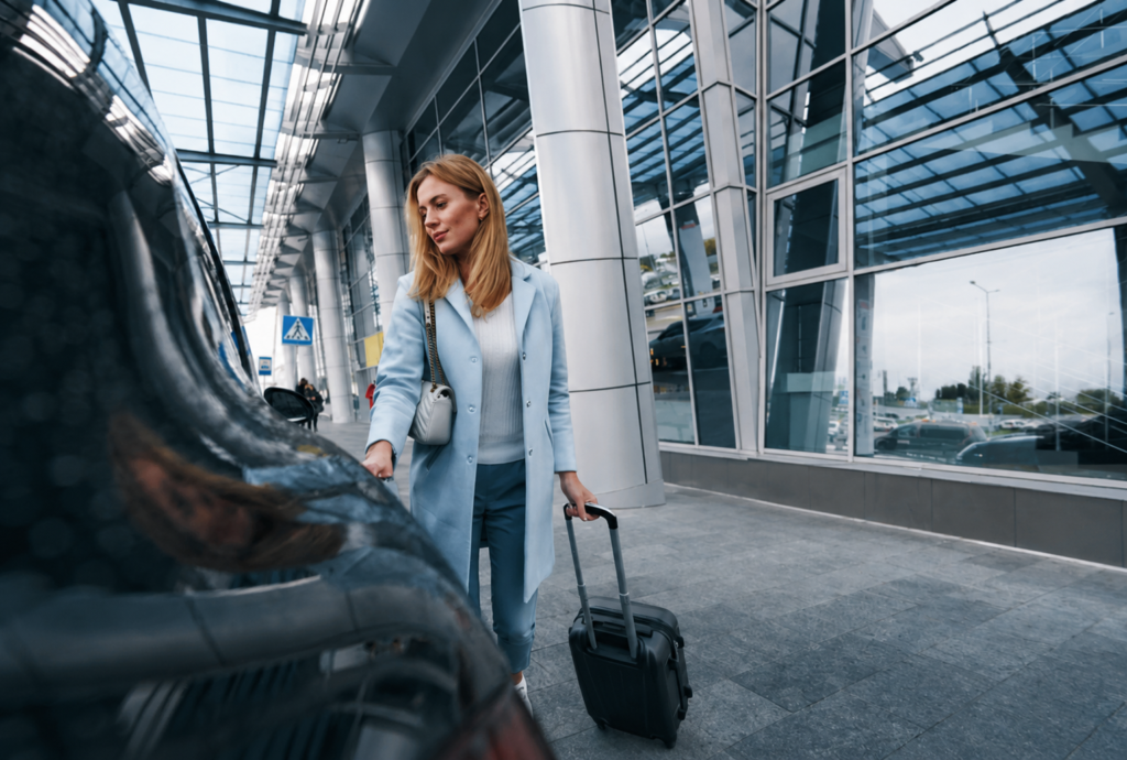 Airport Transfer client lady tips