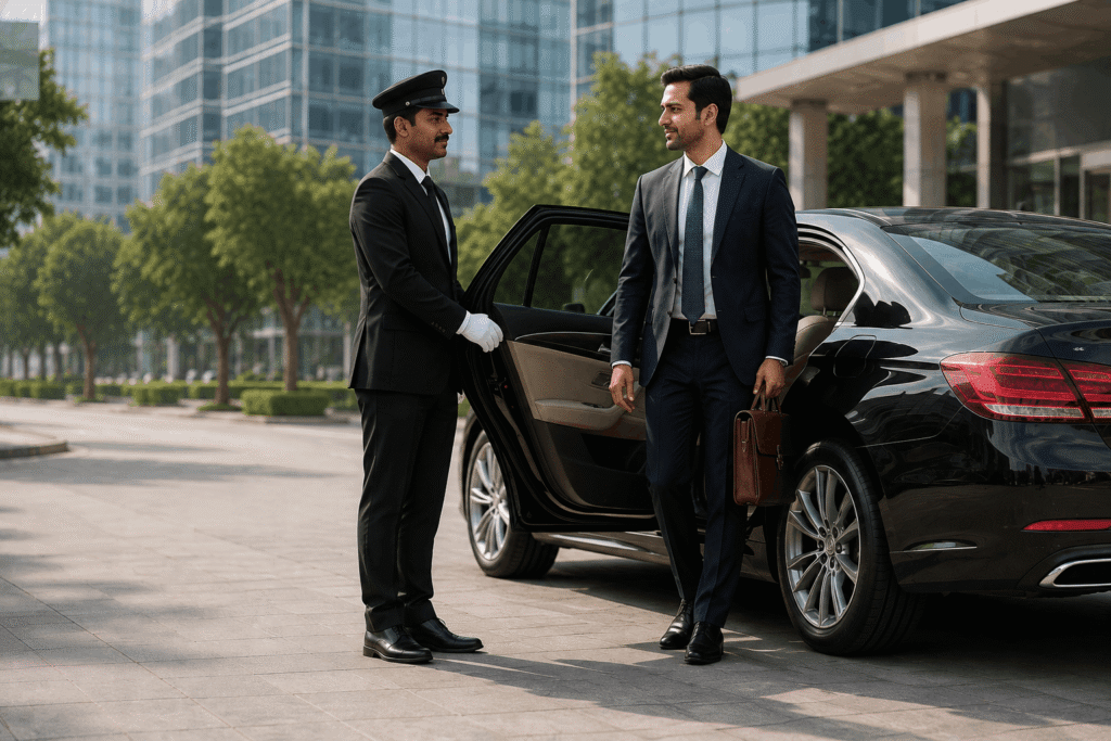 Corporate Transportation by LN Mobility driver